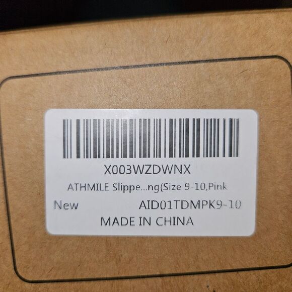 Relax Now Pink Fuzzy Slippers – Memory Foam, Women’s 9 / 10, Cozy Comfort NEW - Picture 8 of 8